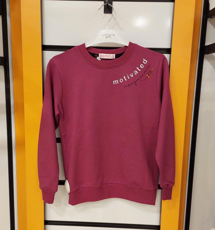 ESİLA Kids 2510 Kız Çocuk Simit Yaka Sweat