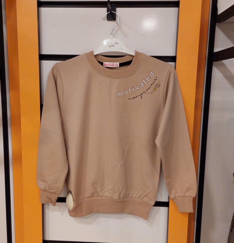 ESİLA Kids 2510 Kız Çocuk Simit Yaka Sweat