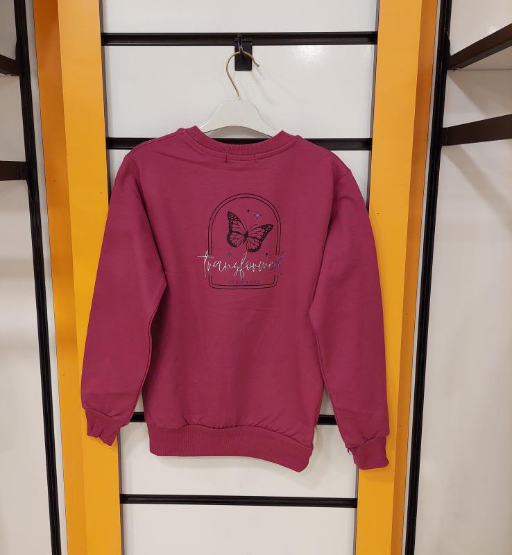 ESİLA Kids 2504 Kız Çocuk Simit Yaka Sweat