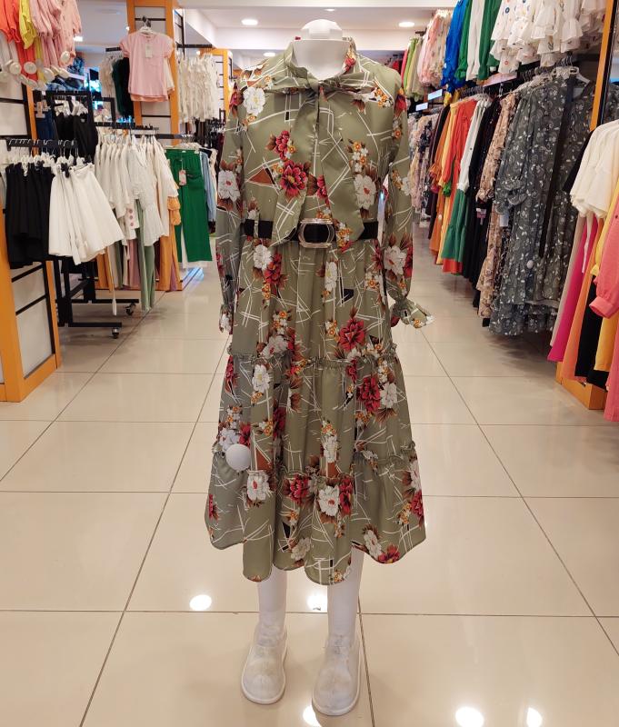 EMİLEY Kids 9382 Kız Çocuk YK KSKLI Uzun Elbise