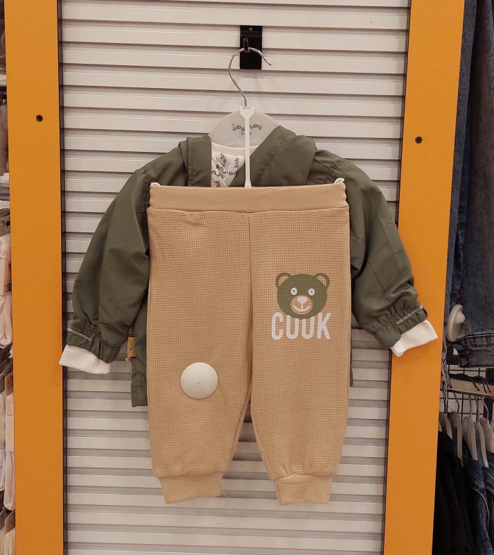 ADA BABY 9270 COOK Erkek Bebek Hırkalı 3lü TAKIM
