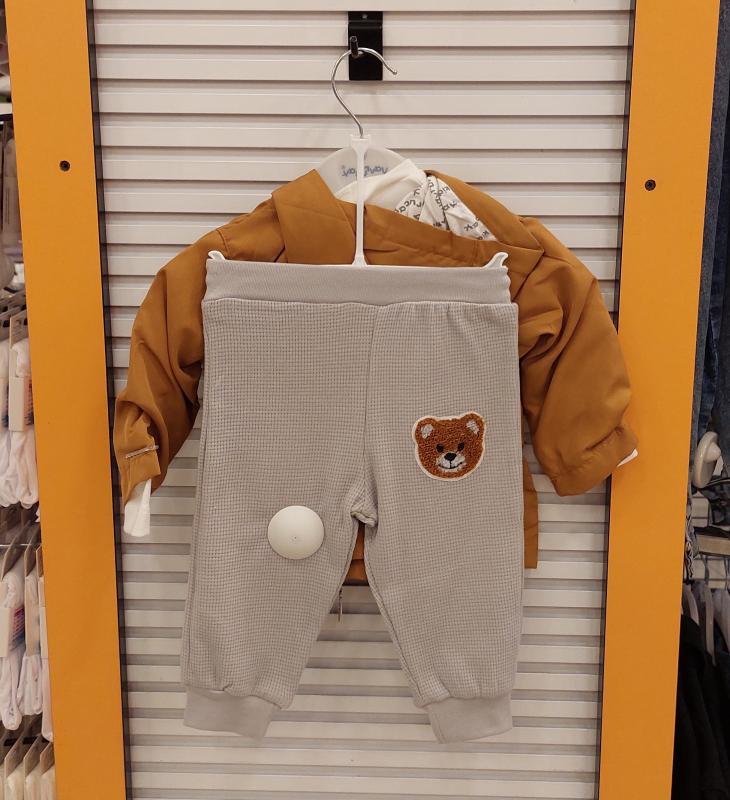 YAVRUCAK Kids 9271 GHess Erkek Bebek Hırkalı 3lü TAKIM