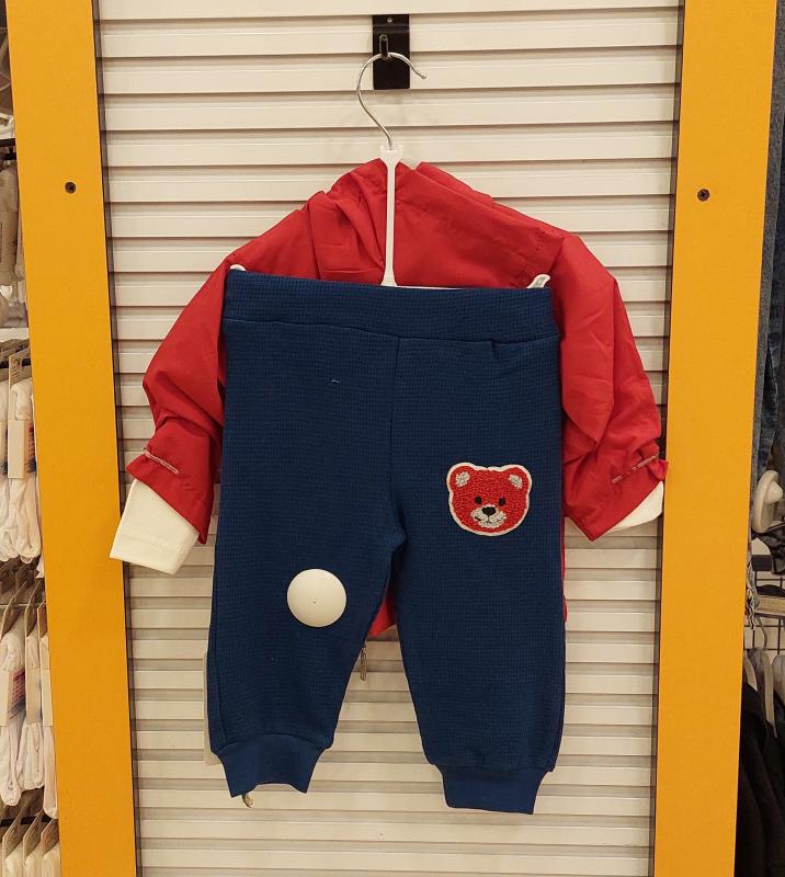 YAVRUCAK Kids 9271 GHess Erkek Bebek Hırkalı 3lü TAKIM