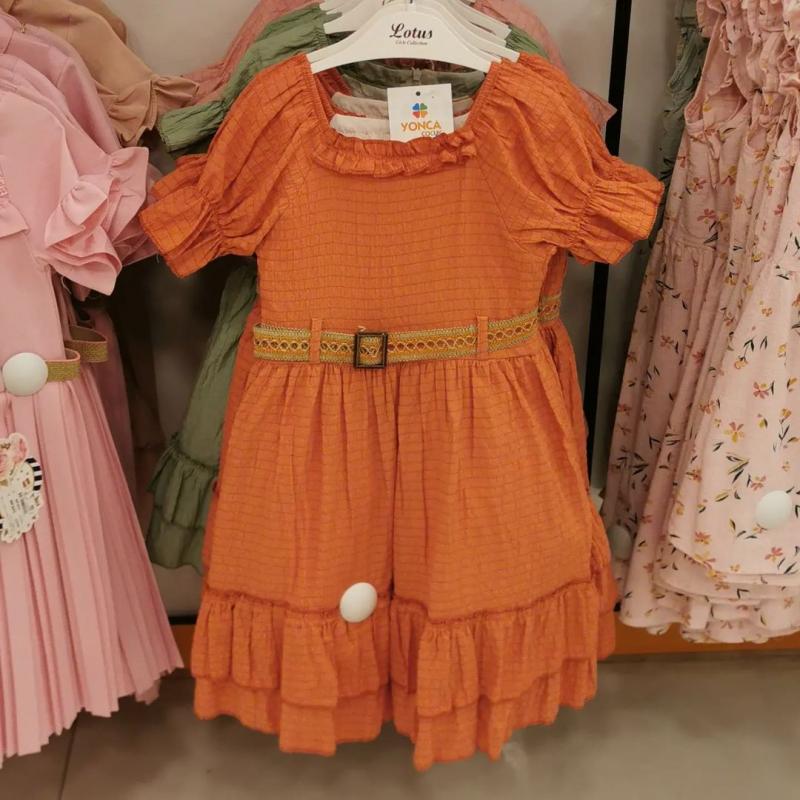 Enfetto Kids 2196 Kemerli Elbise