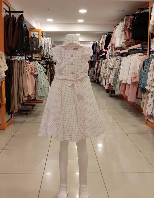 ENFETTO Kids 3212-3153 Kız Çocuk Şapkalı Elbise