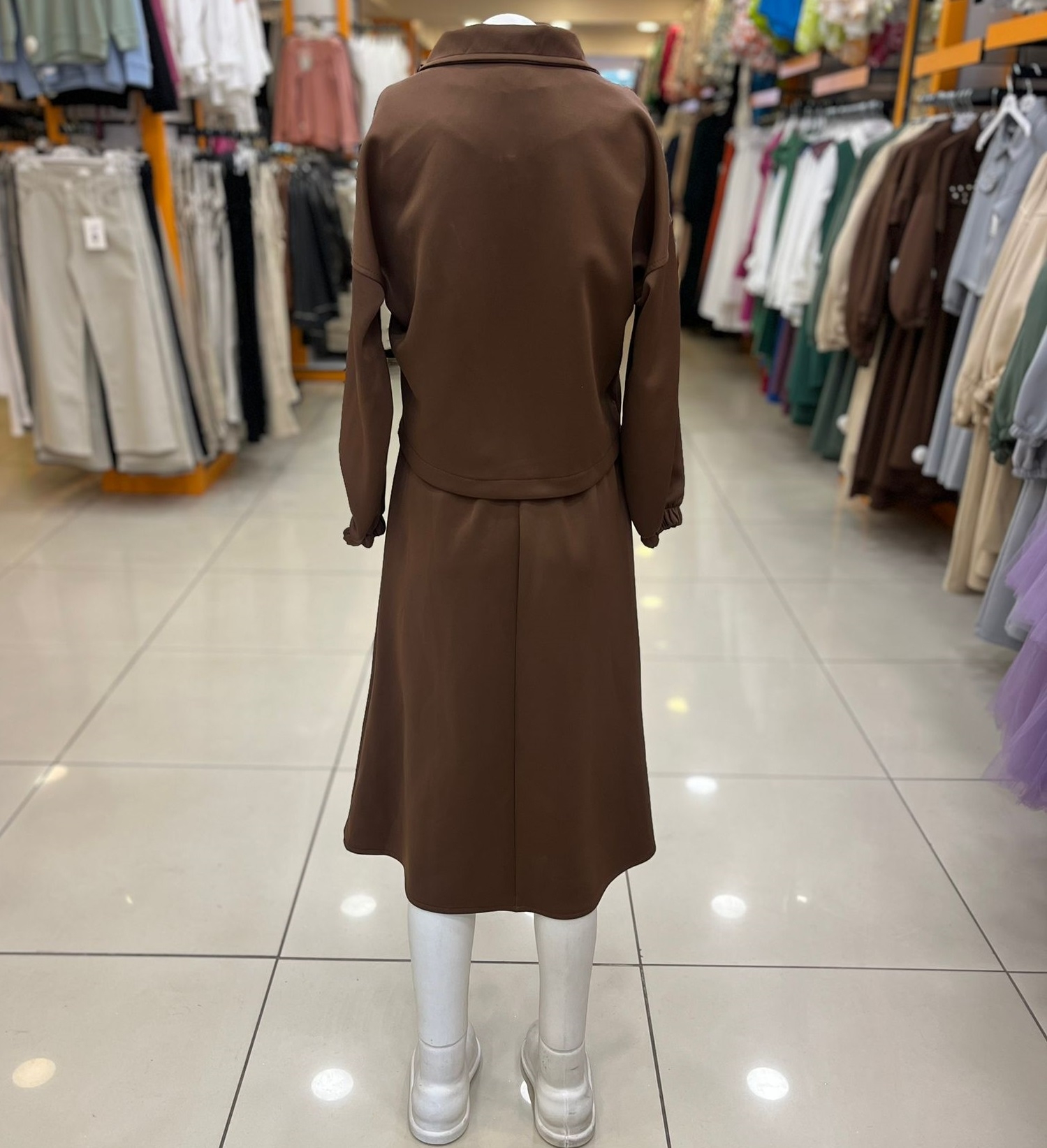 PRETTY Kids 2097 Kız Çocuk Elbiseli Hırkalı Takım