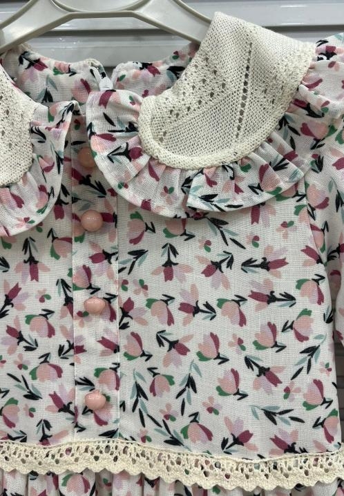 SONÖZ Kids 1112 Kız Çocuk Triko Yakalı Elbise