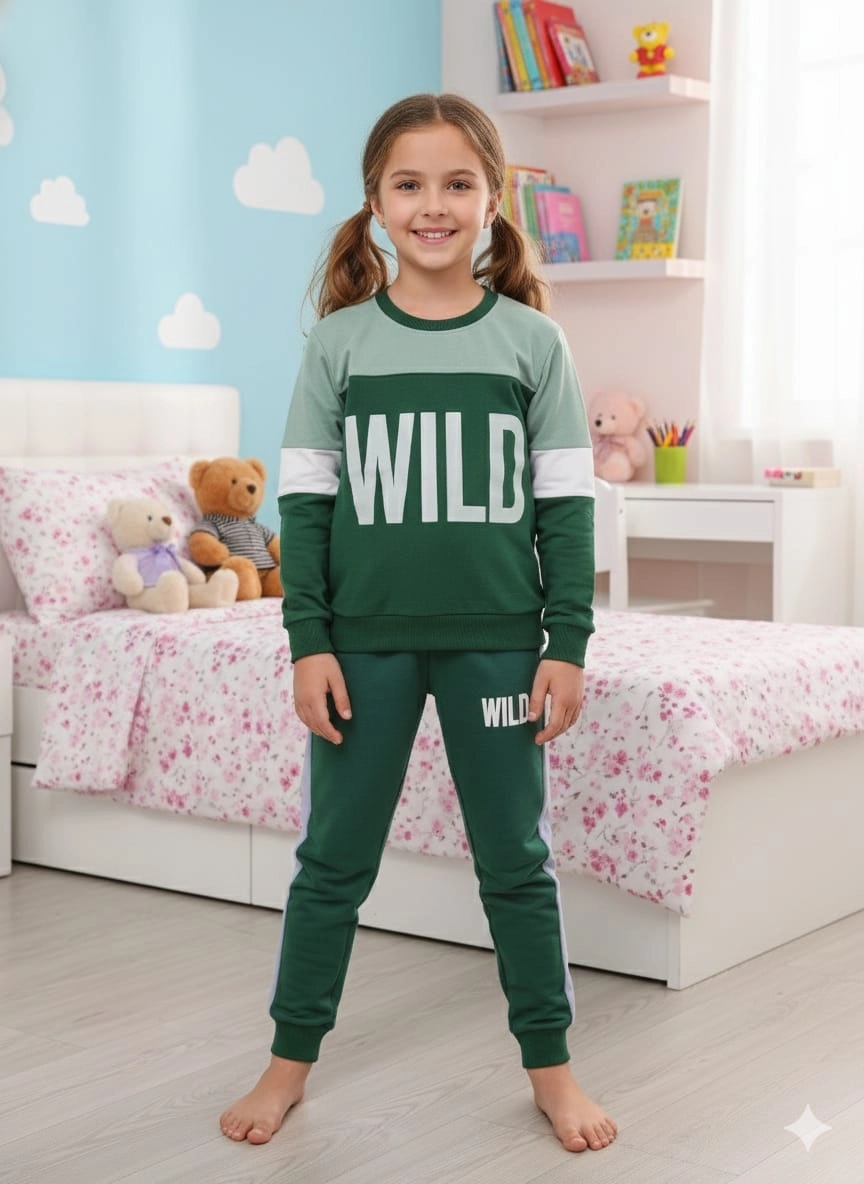 Lusana Unisex Alt Üst Takım Penye Takım Eşofman Pijama Takım