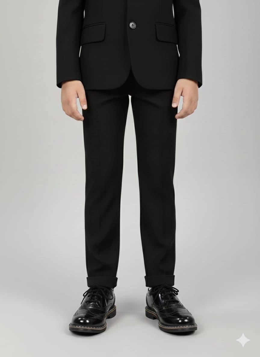 Wolter 00102 Erkek Çocuk Düz Parlak Bağcıklı Kundura Ayakkabı