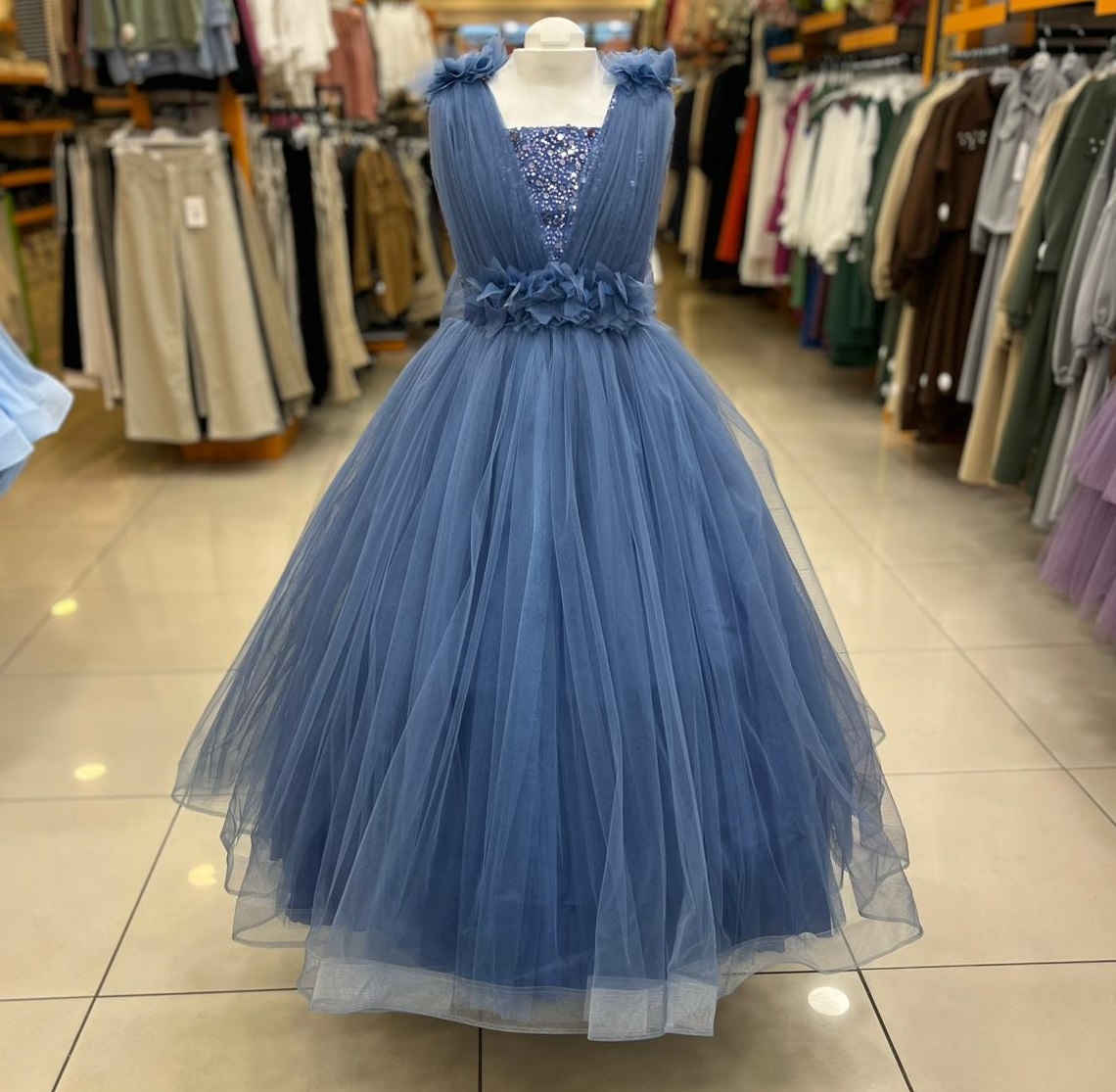 ONBUCO Kids 2241 Kız Çocuk Tarlatanlı Abiye