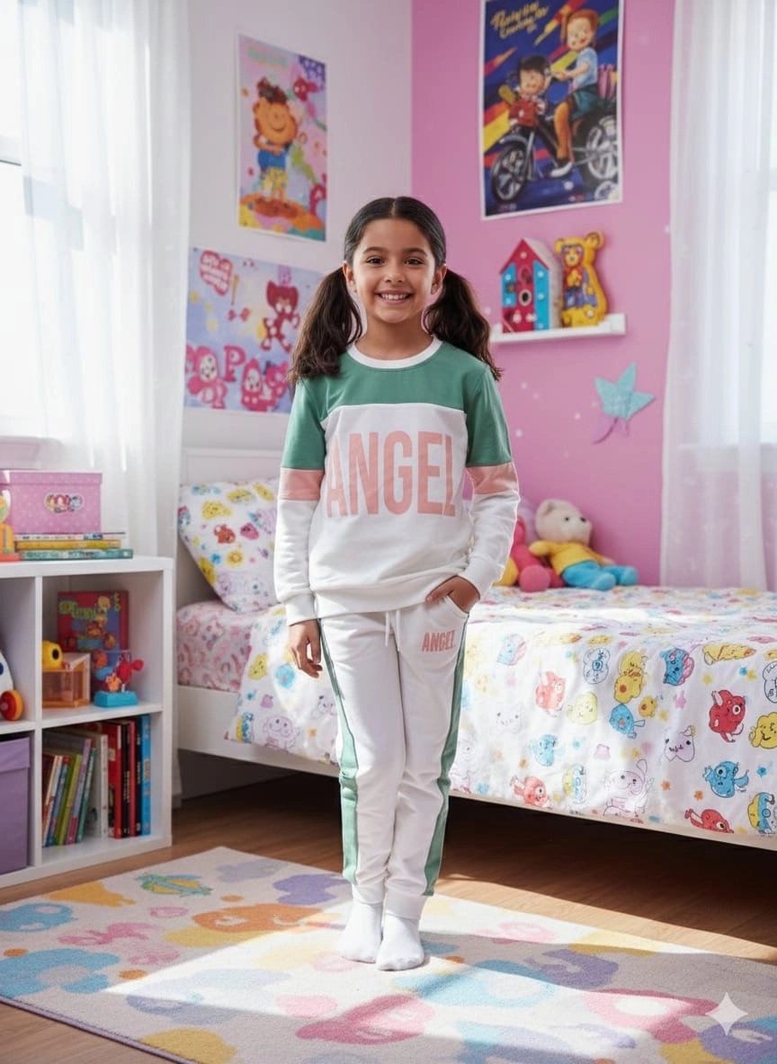 Lusana Unisex Alt Üst Takım Penye Takım Eşofman Pijama Takım