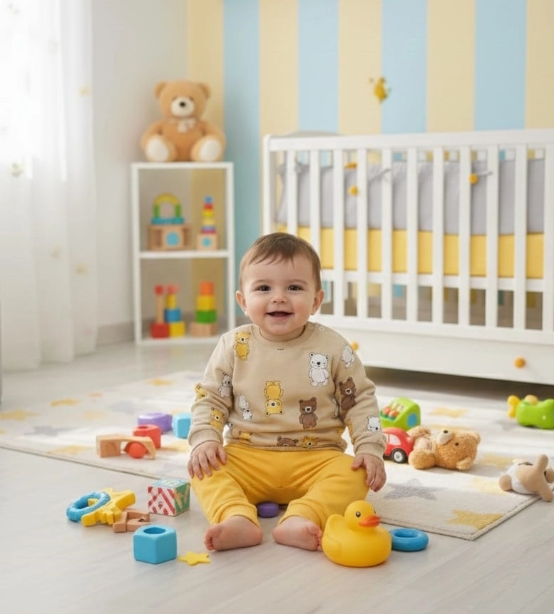 CANZA Baby 0028 Bebek Takımları Alt Üst Takım Penye Takım