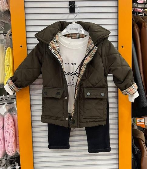 ECOO Kids 3498 Erkek Çocuk Kapitone Montlu 3lü Takım