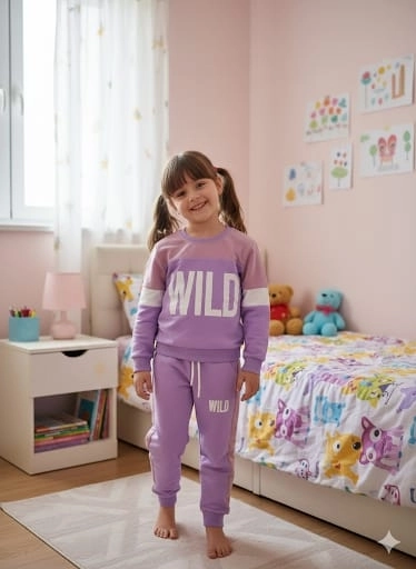 Lusana Unisex Alt Üst Takım Penye Takım Eşofman Pijama Takım