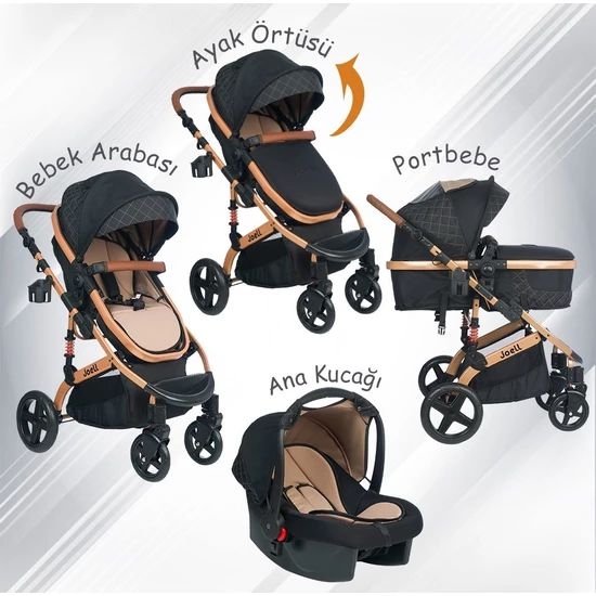 Joell Truva 1712 Travel Sistem Bebek Arabası
