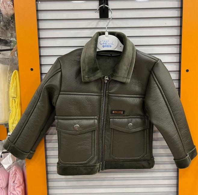 CANÖZ Kids 3253 Erkek Çocuk S.Deri Mont