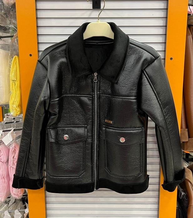 CANÖZ Kids 3253 Erkek Çocuk S.Deri Mont