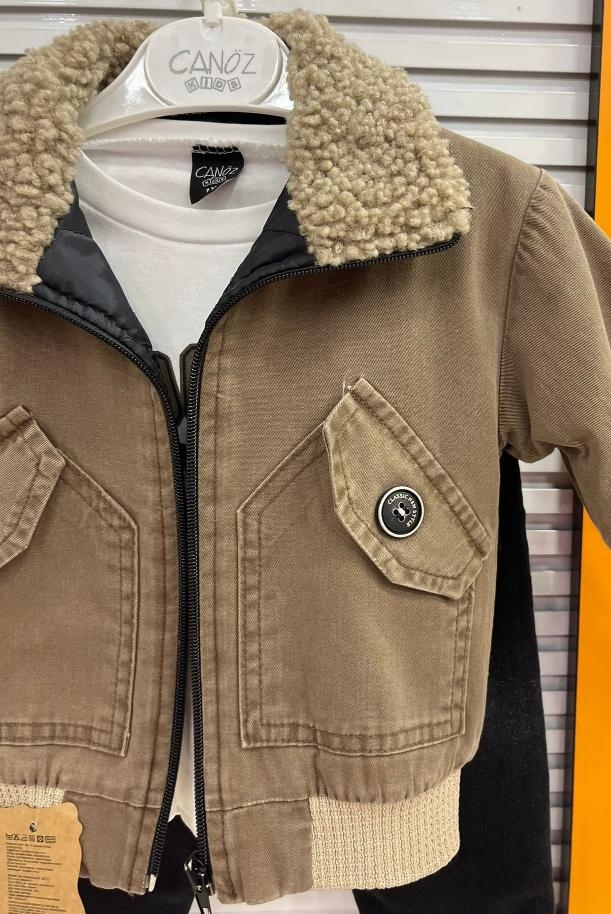 CANÖZ Kids 3262 Erkek Çocuk Sülfür Montlu 3lü Takım