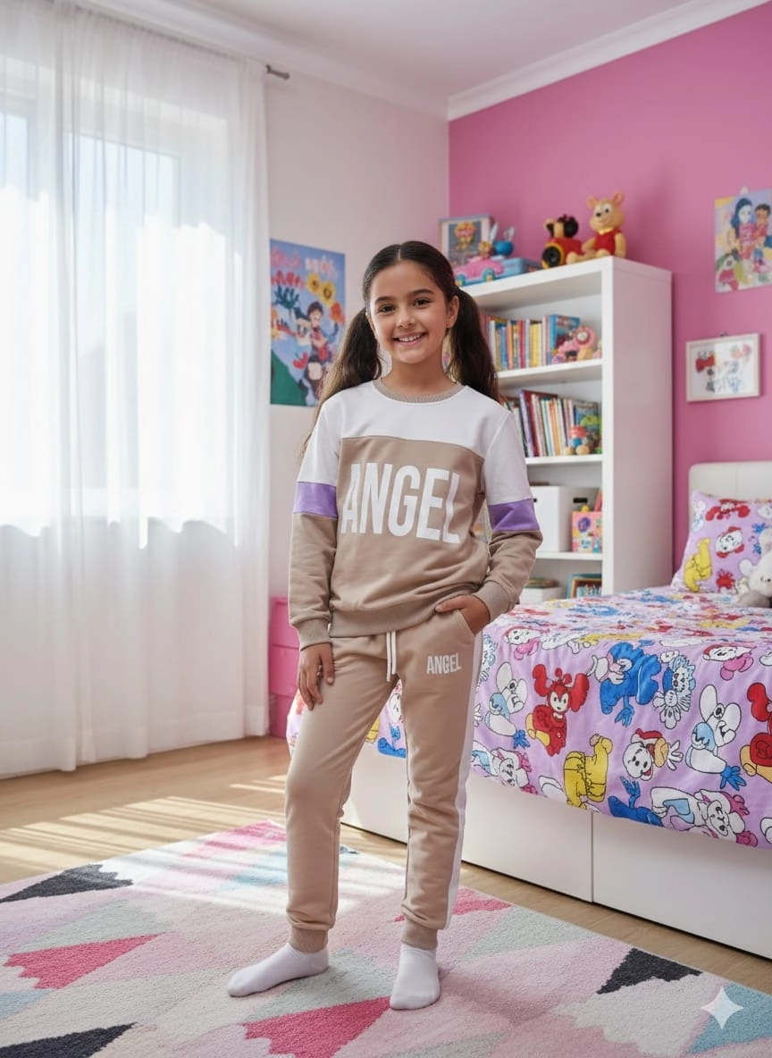 Lusana Unisex Alt Üst Takım Penye Takım Eşofman Pijama Takım