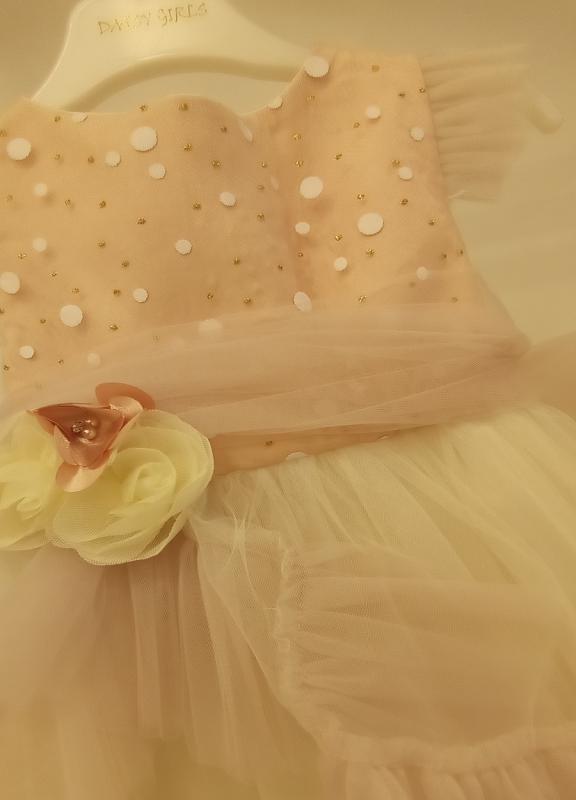 DAİSYGİRLS 8977 Puantiyeli BEBEK Elbise Abiye