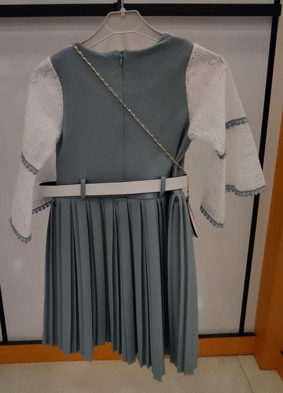 İ.CAN Kids 1277 Piliseli Çantalı Çocuk Elbise