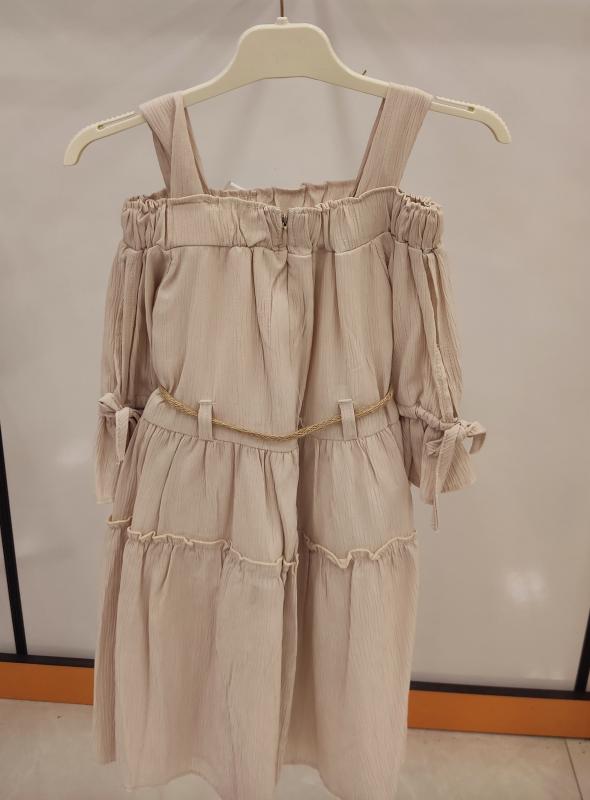 TİVİDO Kids 1739 Askılı Çocuk Elbise
