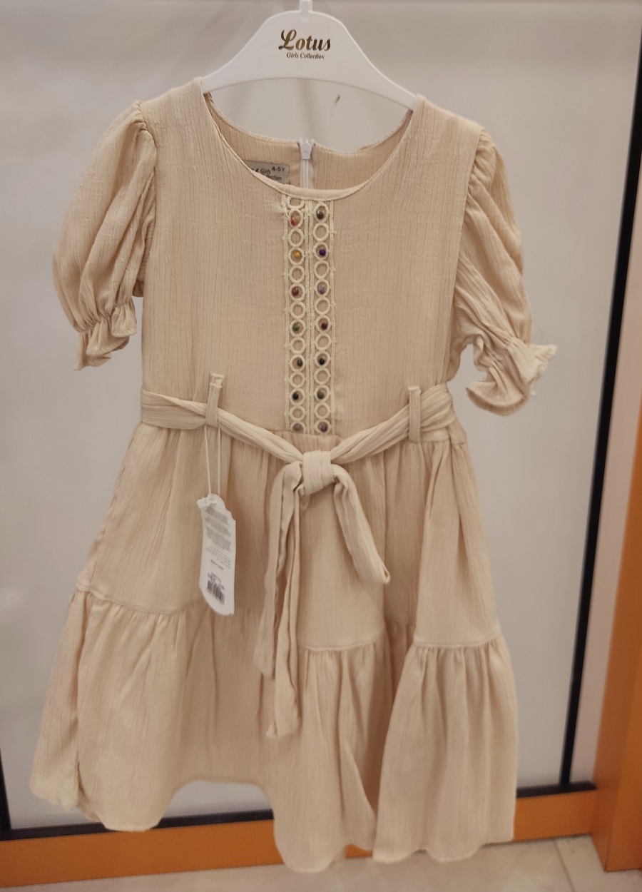 ENFETTO Kids 2190 Yarım Kollu Çocuk Elbise