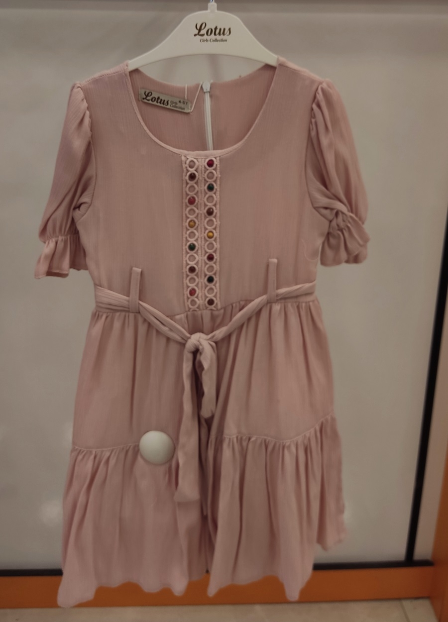 ENFETTO Kids 2190 Yarım Kollu Çocuk Elbise