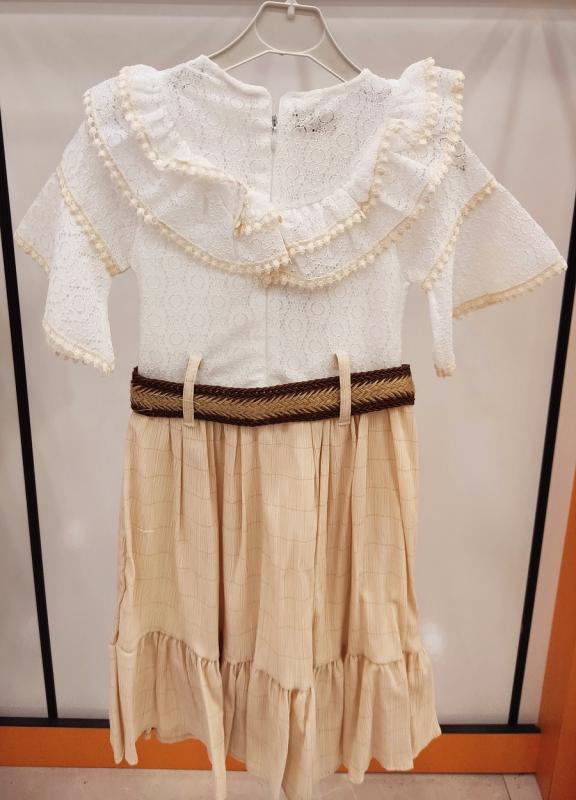 İ.CAN Kids 1298 Çantalı Bürüncük Çocuk Elbise