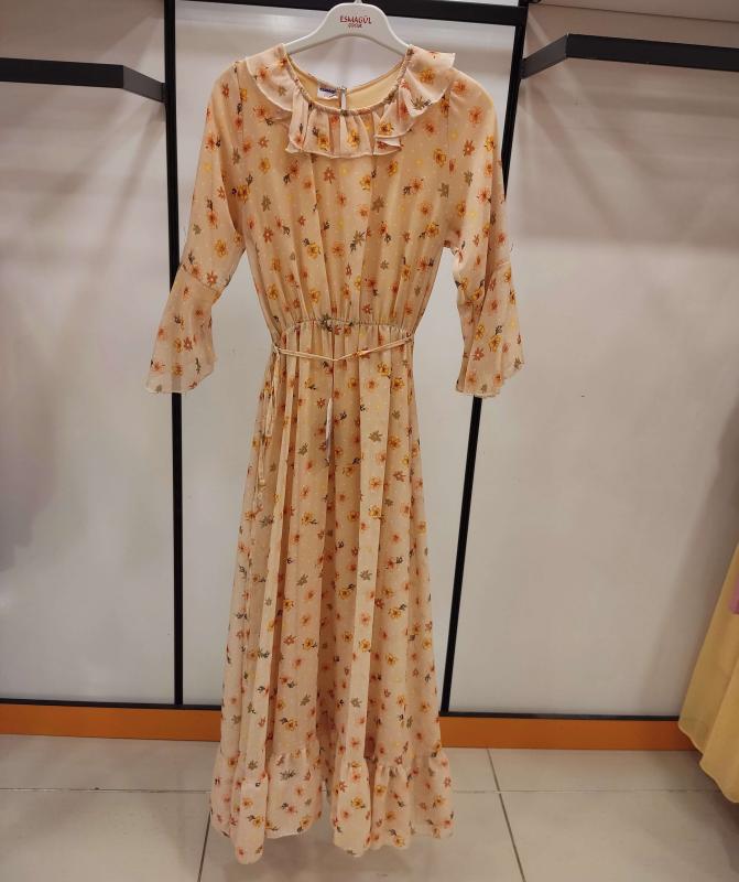 ESMAGÜL Kids 2165 Çocuk Uzun Şifon Elbise