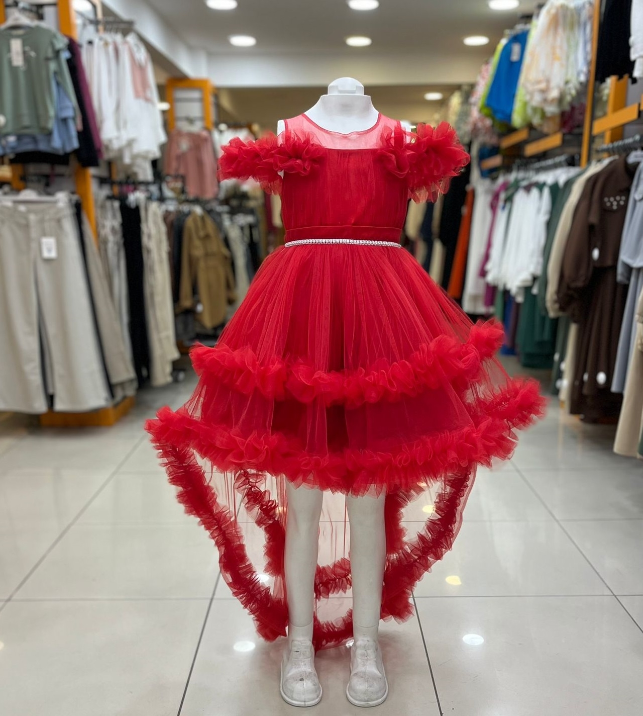 ONBUCO Kids 6558 Kız Çocuk Kuyruklu Abiye