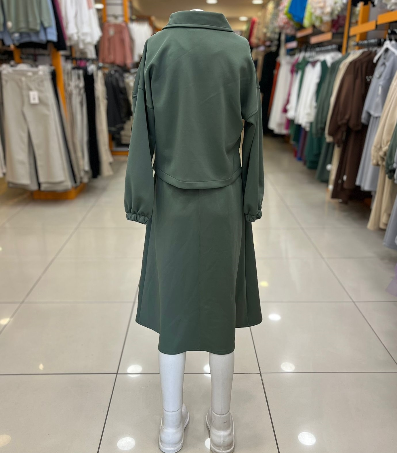 PRETTY Kids 2097 Kız Çocuk Elbiseli Hırkalı Takım