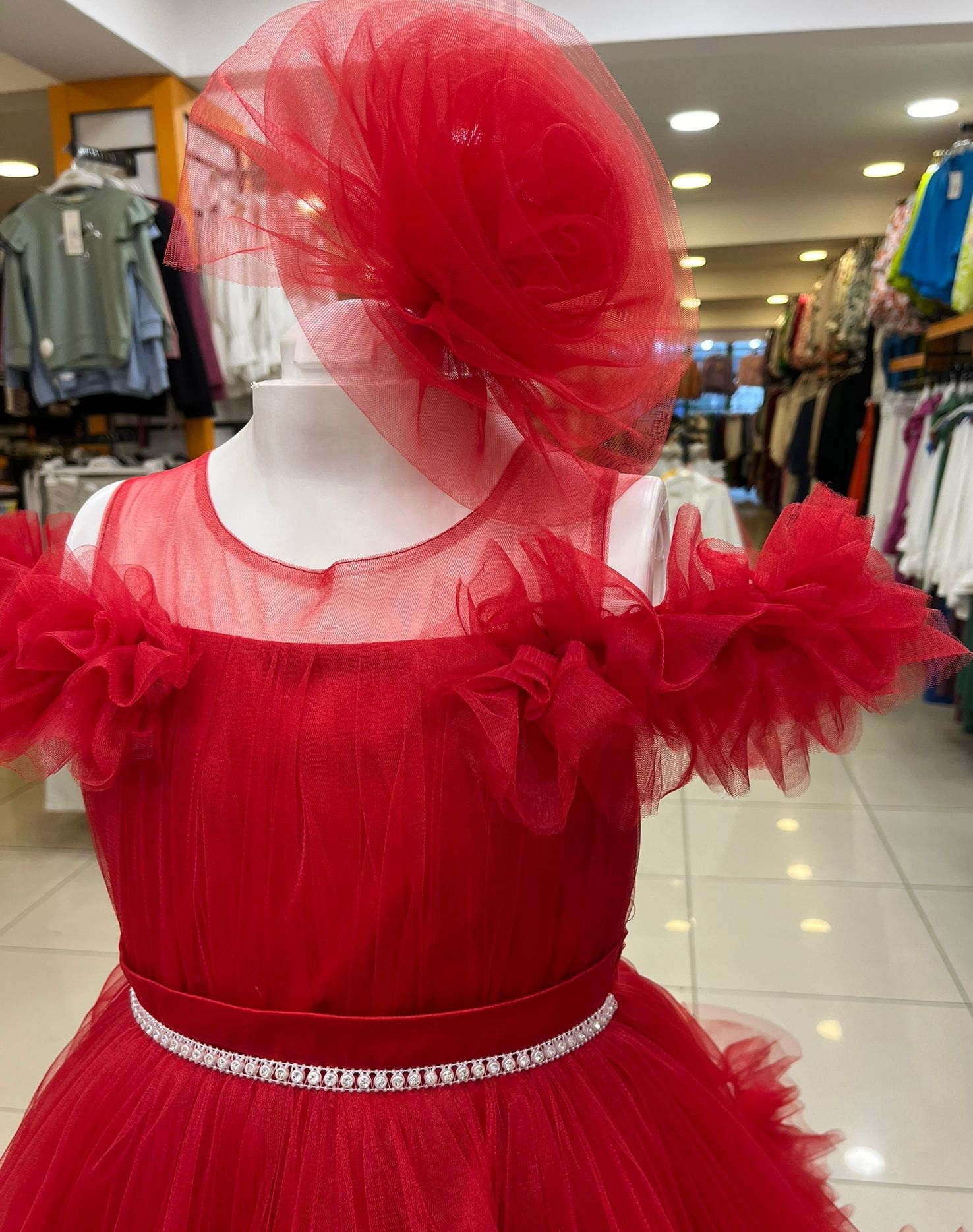 ONBUCO Kids 6558 Kız Çocuk Kuyruklu Abiye