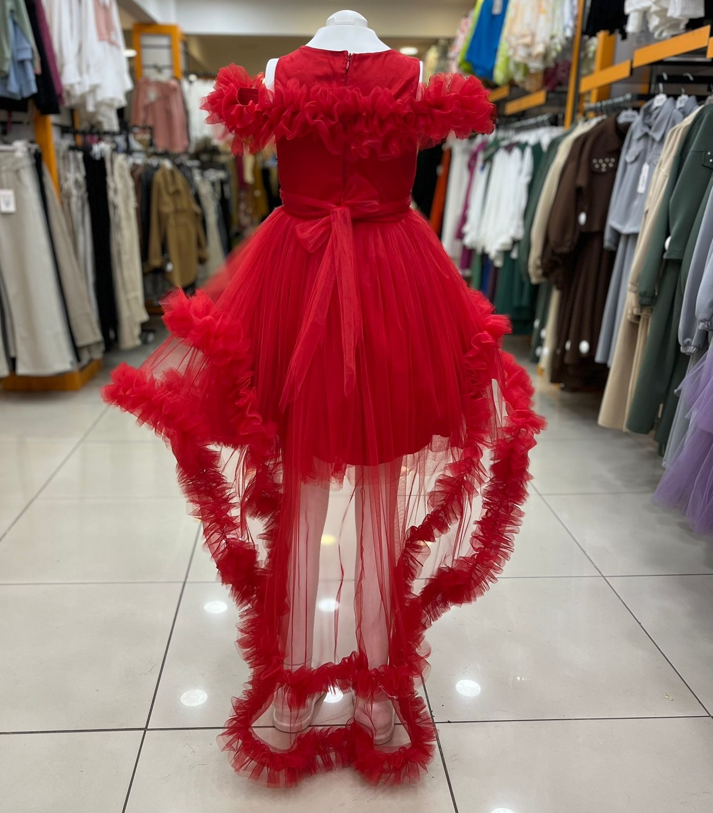 ONBUCO Kids 6558 Kız Çocuk Kuyruklu Abiye