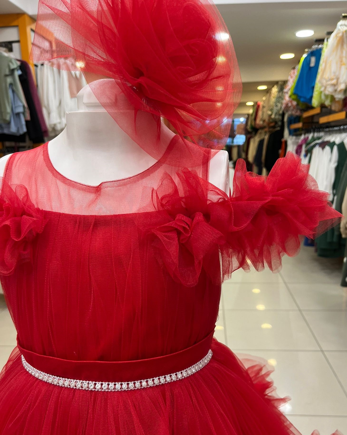 ONBUCO Kids 6558 Kız Çocuk Kuyruklu Abiye