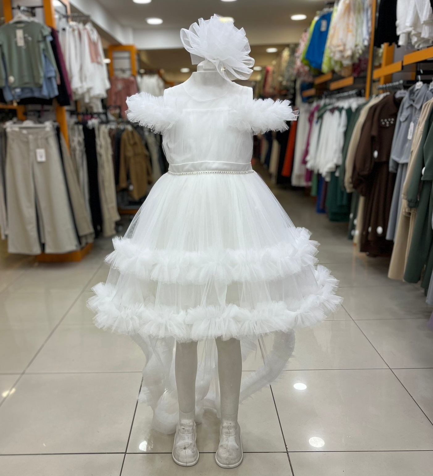 ONBUCO Kids 6558 Kız Çocuk Kuyruklu Abiye