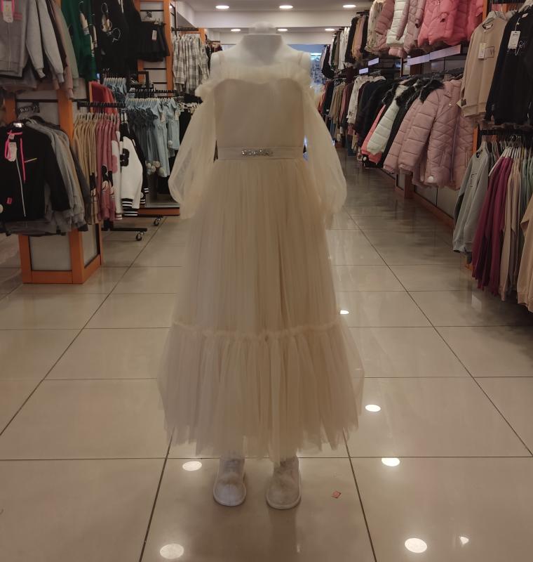 ŞEKER Kids 3677 Kız Çocuk Kolları Tül Abiye