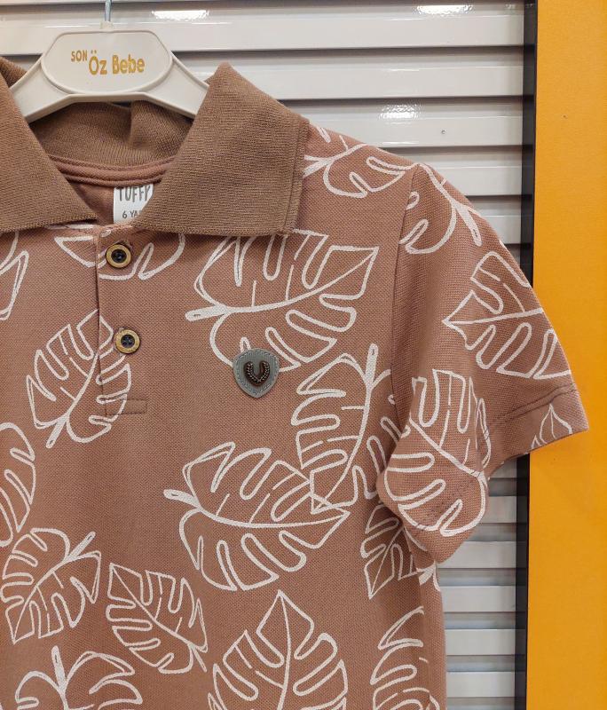 TUFFY Kids 138107 Erkek Çocuk Polo Yaka Lakos Tişört