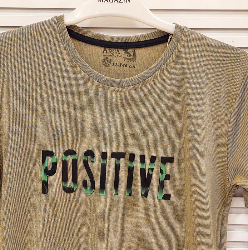 ARCA Kids 3005 Erkek Positive Enj Baskılı Penye Tişört