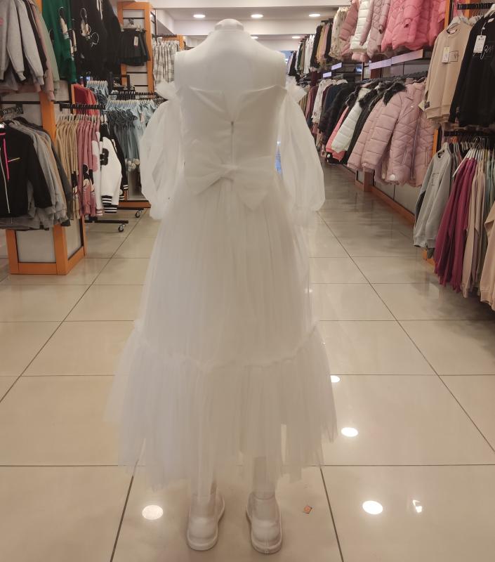 ŞEKER Kids 3677 Kız Çocuk Kolları Tül Abiye