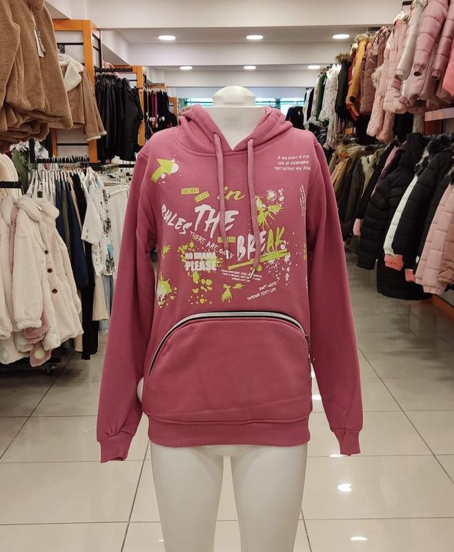 BONİBON’S Kids 3016 Kız Çocuk Kapşonlu Sweat
