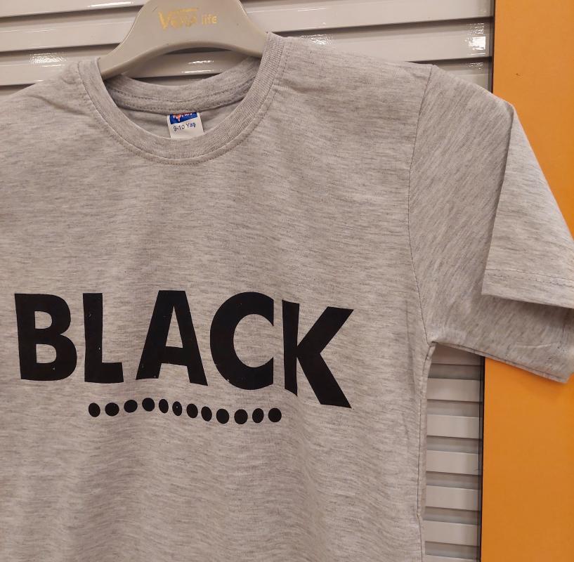 TOPRAK Kids 003 Erkek Çocuk Black Baskılı Tişört