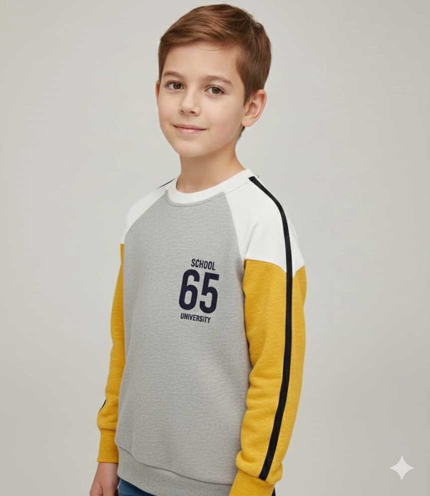 HAY Kids 24092 Erkek Çocuk Bisiklet Yaka Sweat