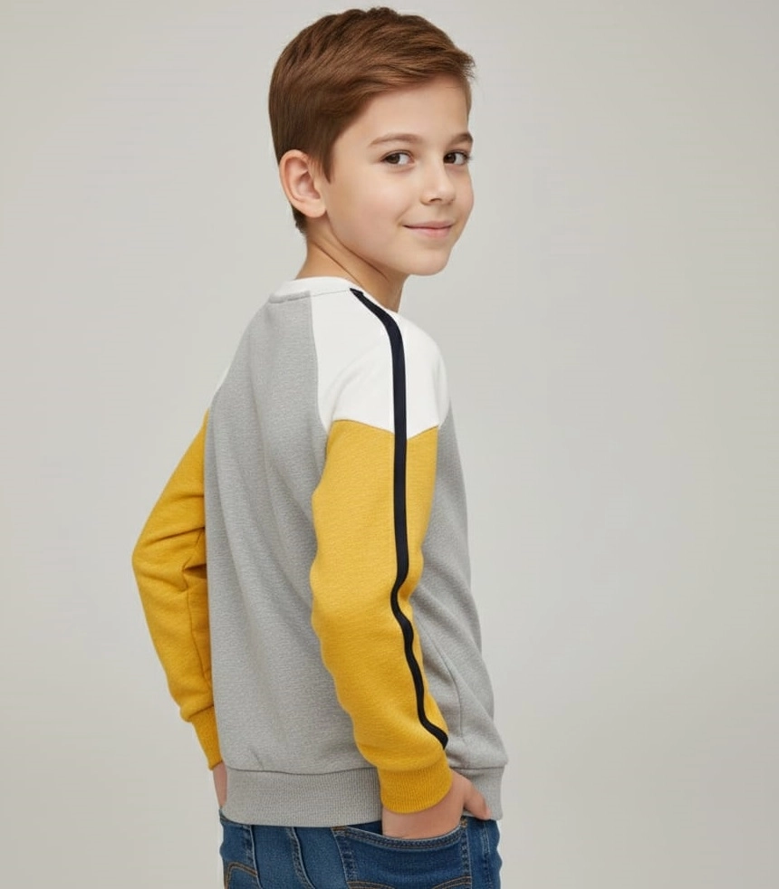 HAY Kids 24092 Erkek Çocuk Bisiklet Yaka Sweat
