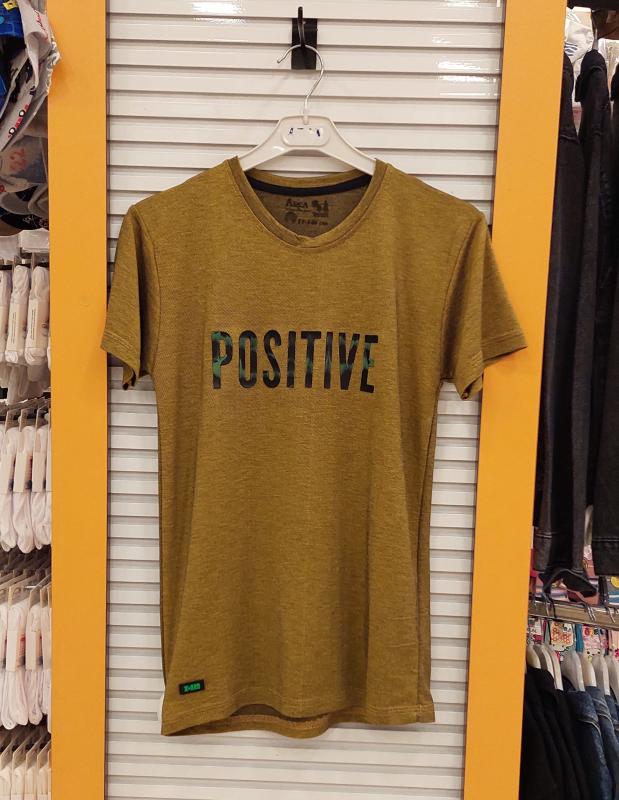 ARCA Kids 3005 Erkek Positive Enj Baskılı Penye Tişört