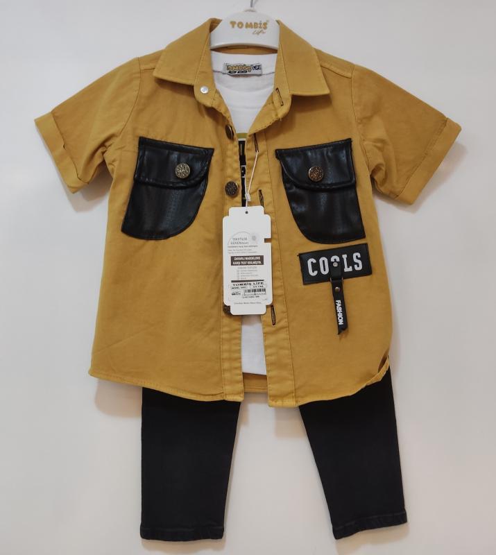 TOMBİŞ Kids 5505-6505 Erkek 3lü Takım
