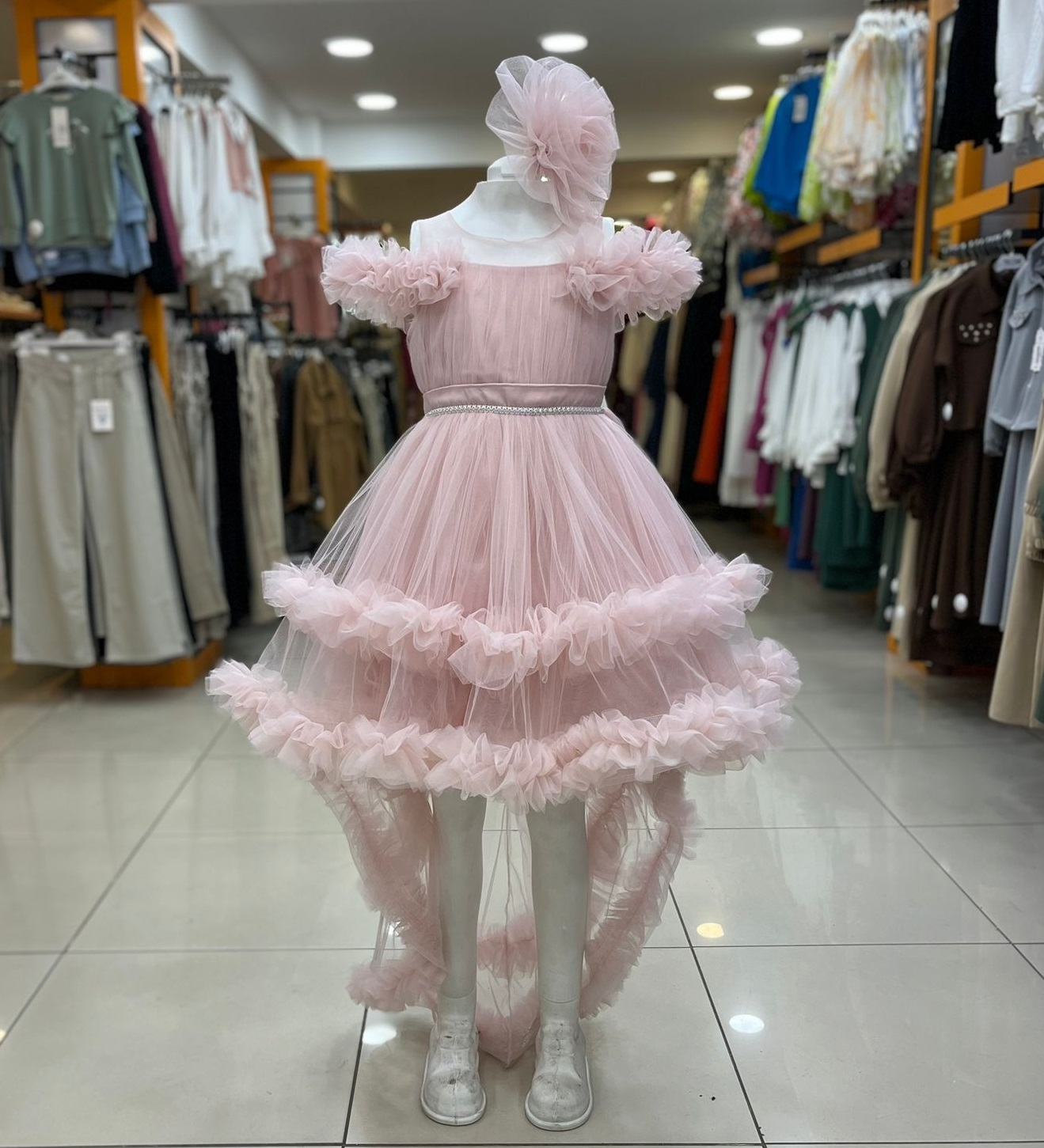 ONBUCO Kids 6558 Kız Çocuk Kuyruklu Abiye