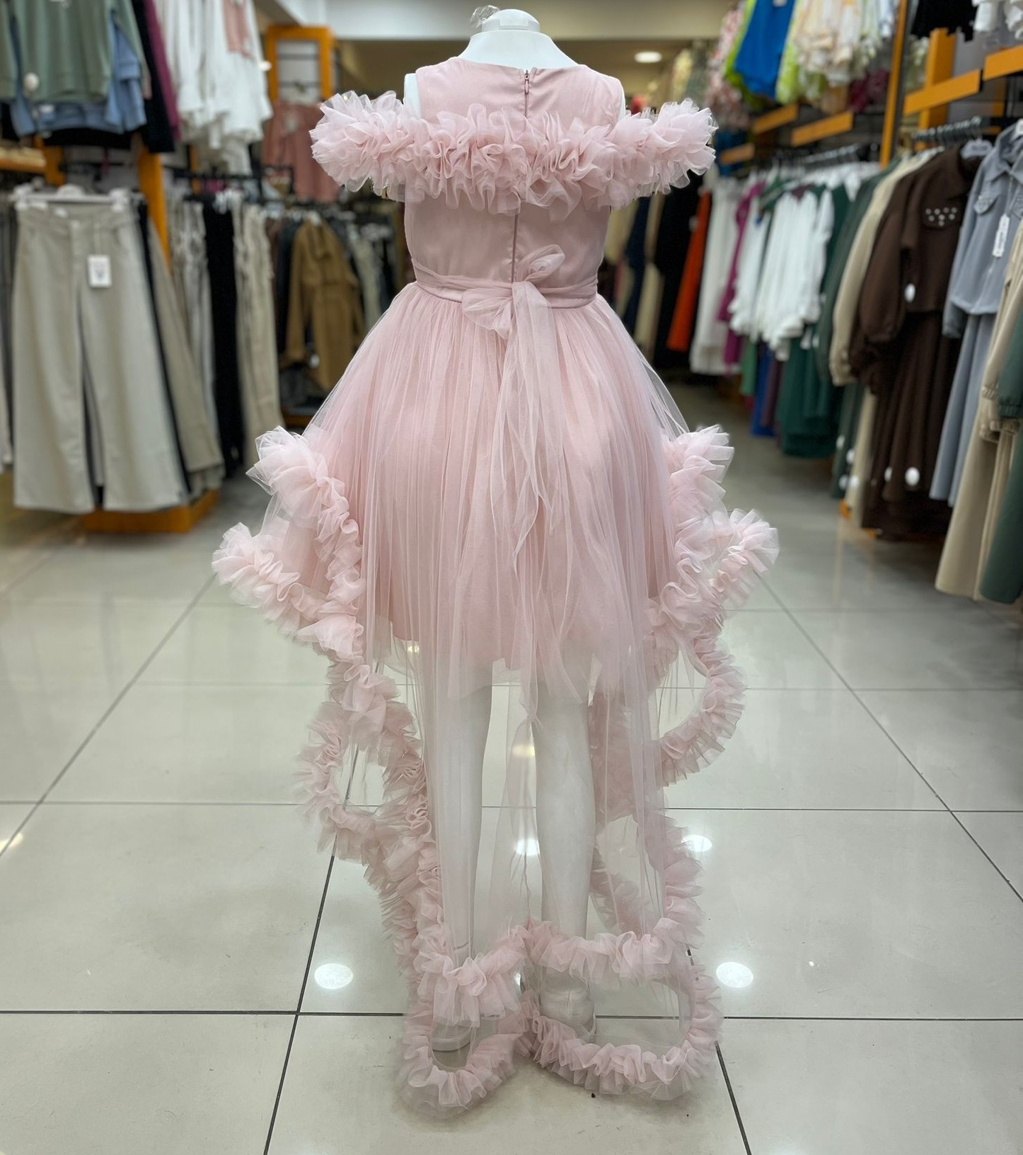 ONBUCO Kids 6558 Kız Çocuk Kuyruklu Abiye
