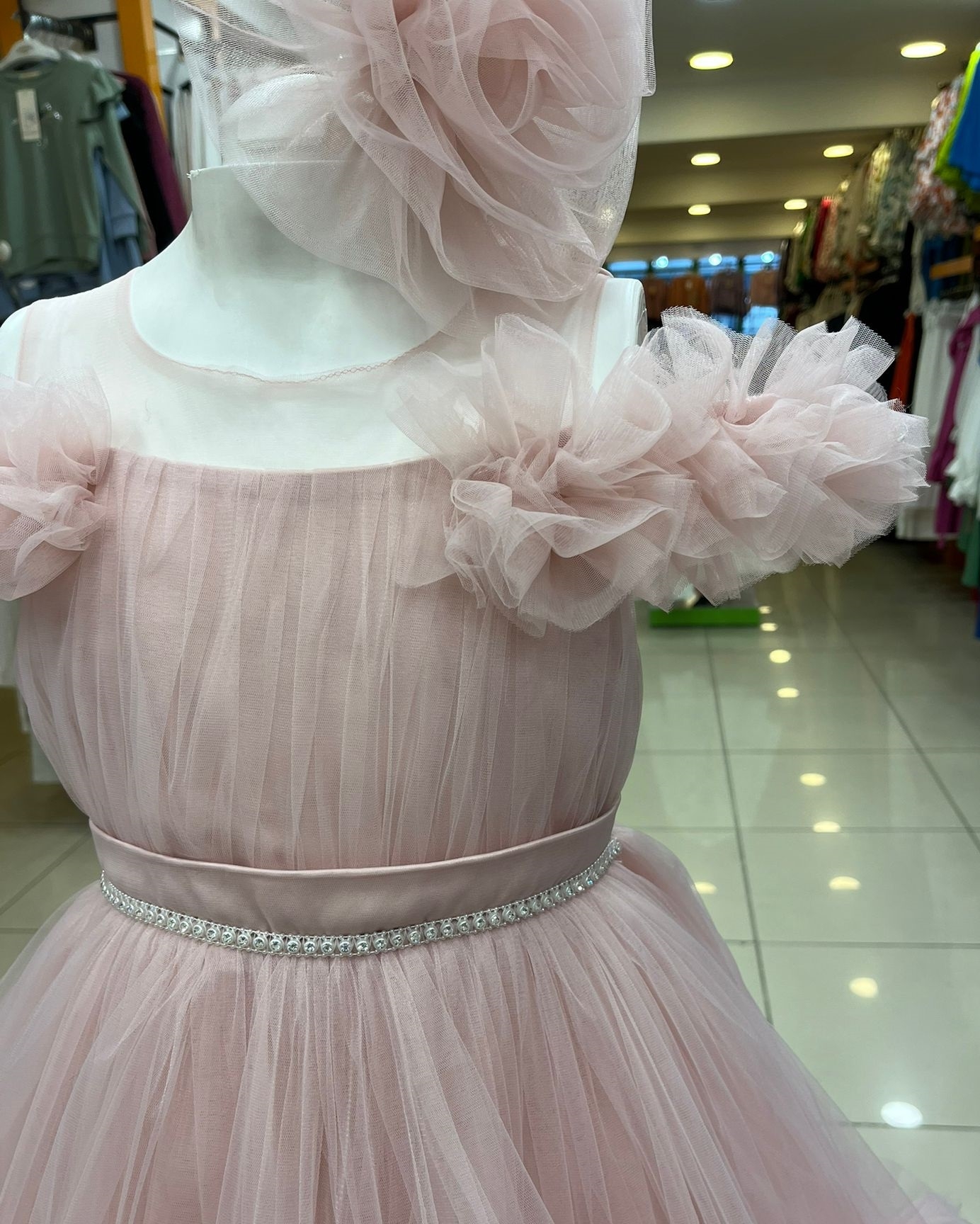ONBUCO Kids 6558 Kız Çocuk Kuyruklu Abiye