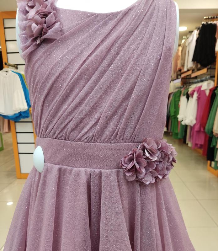 ONBUCO Kids 1536 Askısı Dantel Kız Çocuk Kısa Abiye